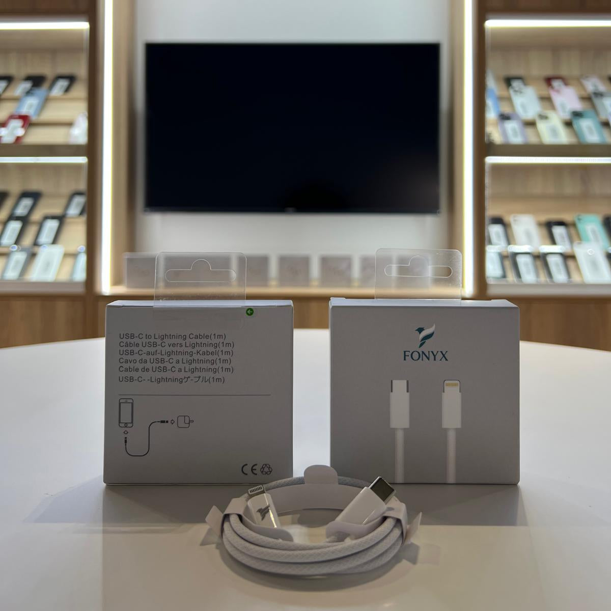 Câble Lightning vers type C